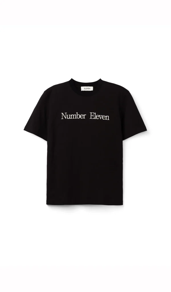 Áo Thun Nam In Chữ Number Eleven Ngang