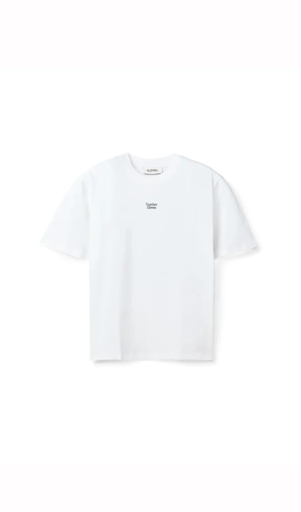 Áo Thun Oversize In Number Eleven Dọc