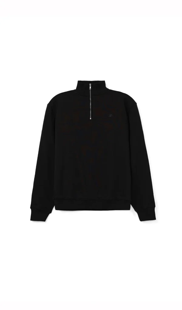 Áo Nỉ Cổ Khóa Kéo Thêu Mono - ELEVEN