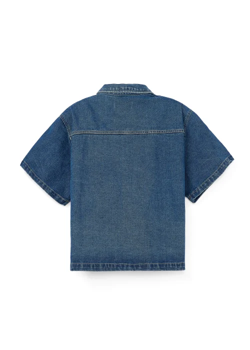 Áo Sơ Mi Denim Khoá Kéo - ELEVEN