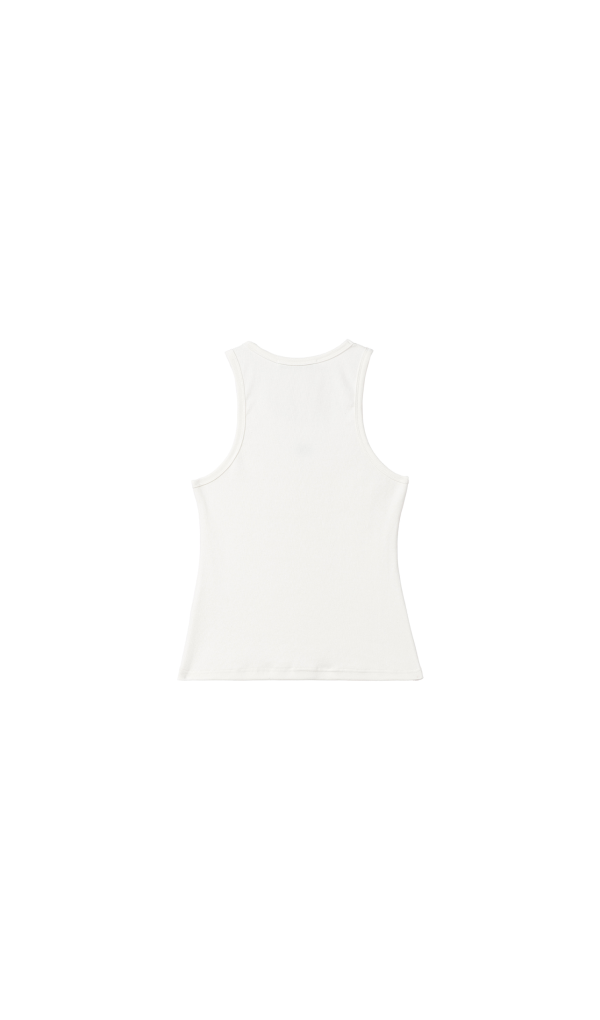 Áo Tanktop Vải Thun Gân Thêu Mono - ELEVEN